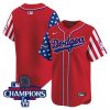 Men’s Dodgers 2025 Independence Day Vapor Premier Limited Jersey – All Stitched