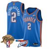 Men’s Oklahoma City Thunder 2025 Finals Swingman Jersey – All Stitched