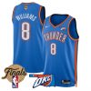 Men’s Oklahoma City Thunder 2025 Finals Swingman Jersey – All Stitched