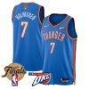 Men’s Oklahoma City Thunder 2025 Finals Swingman Jersey – All Stitched