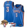 Men’s Oklahoma City Thunder 2025 Finals Swingman Jersey – All Stitched