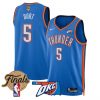Men’s Oklahoma City Thunder 2025 Finals Swingman Jersey – All Stitched