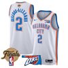 Men’s Oklahoma City Thunder 2025 Finals Swingman Jersey – All Stitched