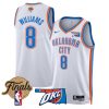 Men’s Oklahoma City Thunder 2025 Finals Swingman Jersey – All Stitched
