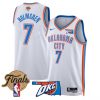 Men’s Oklahoma City Thunder 2025 Finals Swingman Jersey – All Stitched