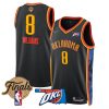 Men’s Oklahoma City Thunder 2025 Finals Swingman Jersey – All Stitched