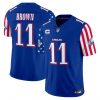 Men’s Philadelphia Eagles 2025 Independence Day Vapor Limited Jersey – All Stitched