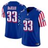 Men’s Philadelphia Eagles 2025 Independence Day Vapor Limited Jersey – All Stitched