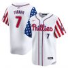 Men’s Phillies 2025 Independence Day Vapor Premier Limited Jersey – All Stitched