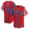 Men’s Phillies 2025 Independence Day Vapor Premier Limited Jersey – All Stitched