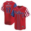 Men’s Phillies 2025 Independence Day Vapor Premier Limited Jersey – All Stitched