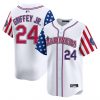 Men’s Seattle Mariners 2025 Independence Day Vapor Premier Limited Jersey – All Stitched