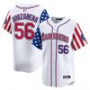 Men’s Seattle Mariners 2025 Independence Day Vapor Premier Limited Jersey – All Stitched