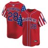 Men’s Seattle Mariners 2025 Independence Day Vapor Premier Limited Jersey – All Stitched