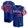 Men’s Seattle Mariners 2025 Independence Day Vapor Premier Limited Jersey – All Stitched