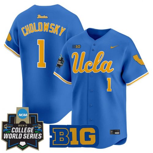 Men’s UCLA Bruins 2025 World Series Vapor Premier Limited Jersey – All Stitched