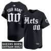 New York Mets Gothic Legacy Edition “Queens Born Gotham Build” Special Baseball Jersey