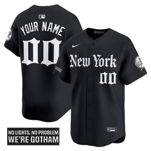 New York Yankees ‘Gothic Legacy Edition’ Personalized Baseball Jersey