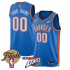 Oklahoma City Thunder 2025 Finals Swingman Custom Jersey – All Stitched