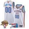 Oklahoma City Thunder 2025 Finals Swingman Custom Jersey – All Stitched