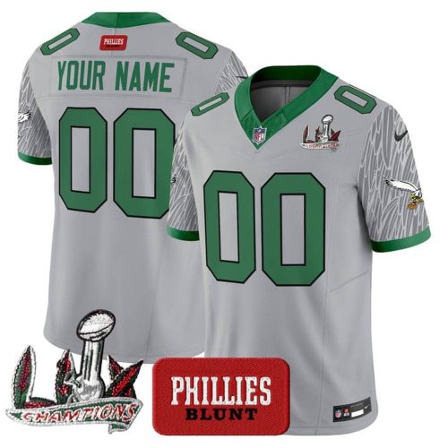 Philadelphia Eagles Phillies Blunt Vapor Football Jersey