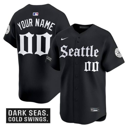 Seattle Mariners ‘Deep Sea Gothic Edition’ Personalied Baseball Jersey