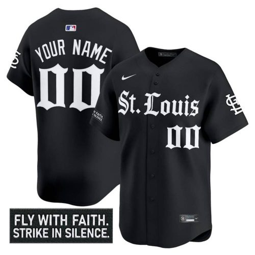 St. Louis Cardinals Gothic Legacy Edition “Fly With Faith Strike in Silence” Baseball Jersey