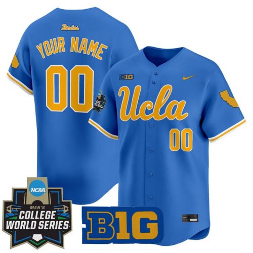 UCLA Bruins 2025 World Series Vapor Premier Limited Custom Jersey – All Stitched